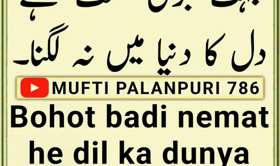 Bohot badi nemat he…