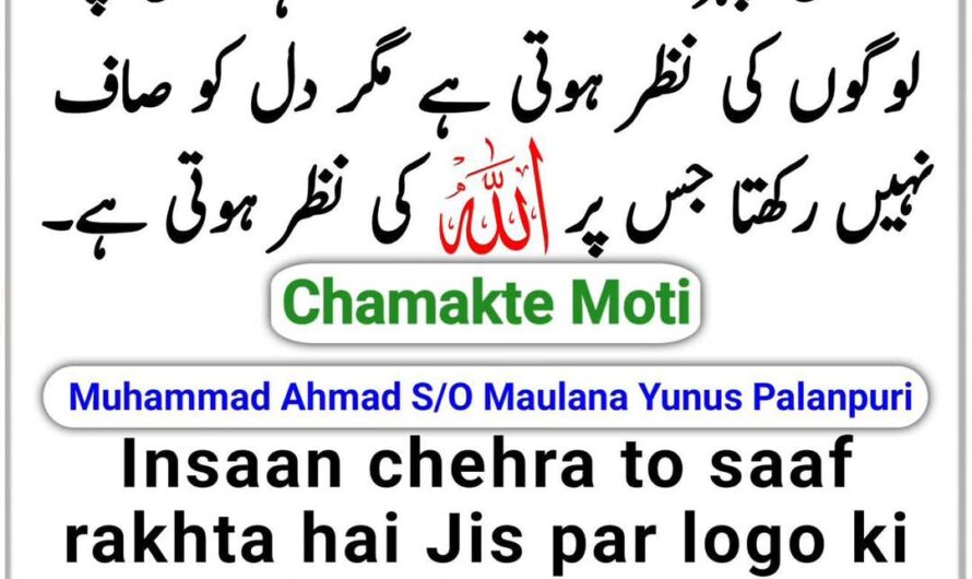 Insaan chehra to saaf…