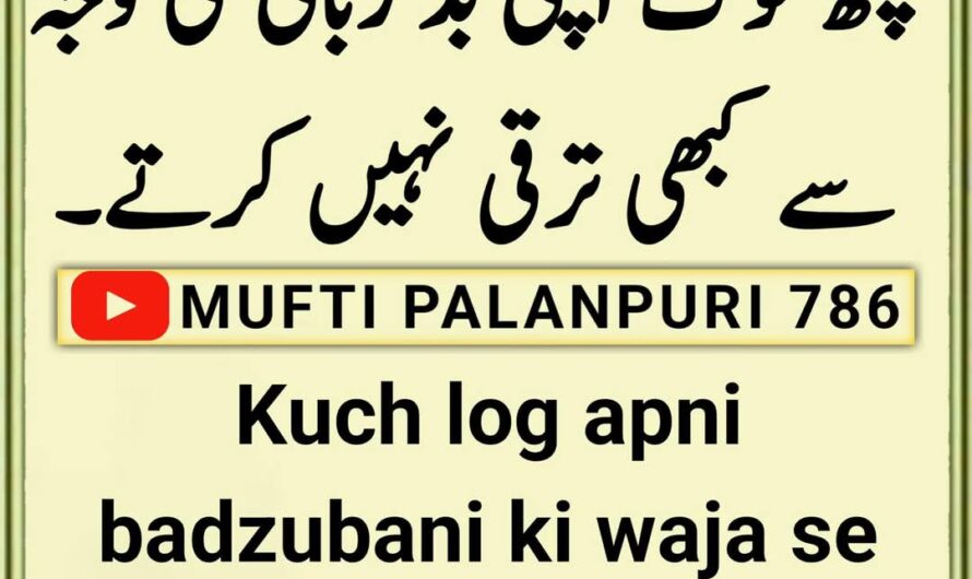 Kuch log apni badzubani…